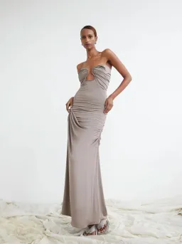 Paris Georgia Val Dress Concrete Size 6 for rent on The Volte - image 8