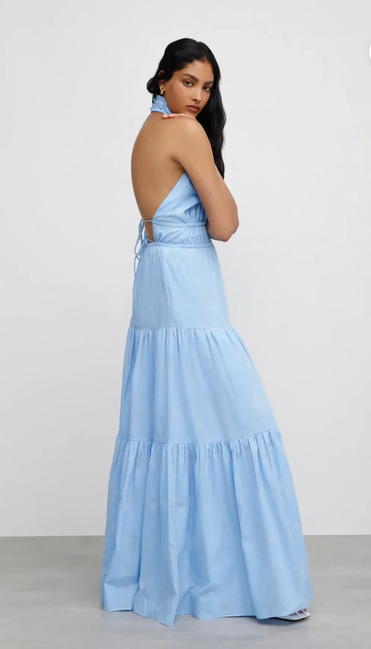 Significant Other Hunter Maxi Dress Blue Size 12 - Image 2