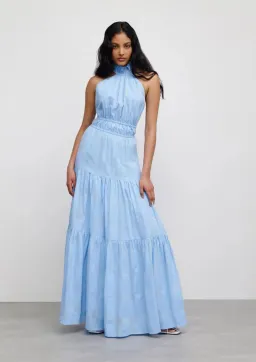 Significant Other Hunter Maxi Dress Blue Size 12 for rent on The Volte - image 1