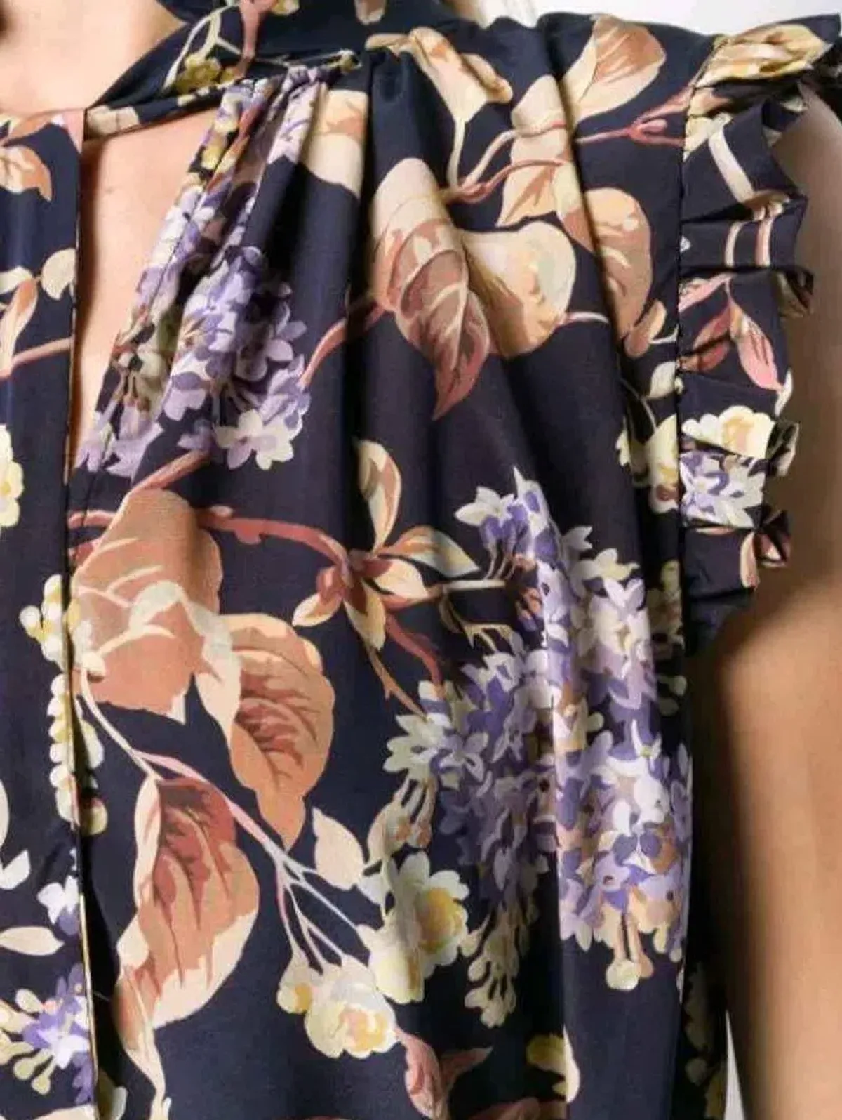 Zimmermann Sabotage Midi Dress Floral Size 1 / AU 10 - Image 3