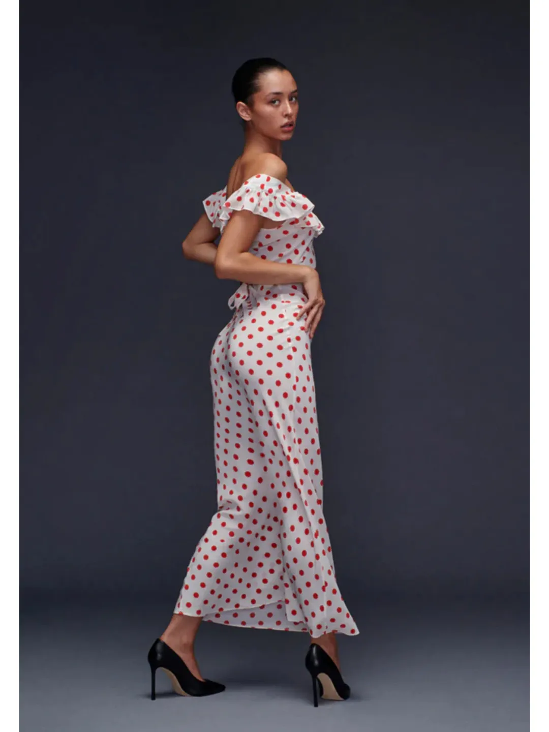Realisation Par Claudia Dress In Super Dot Print Size M / AU 10 for rent on The Volte - main image