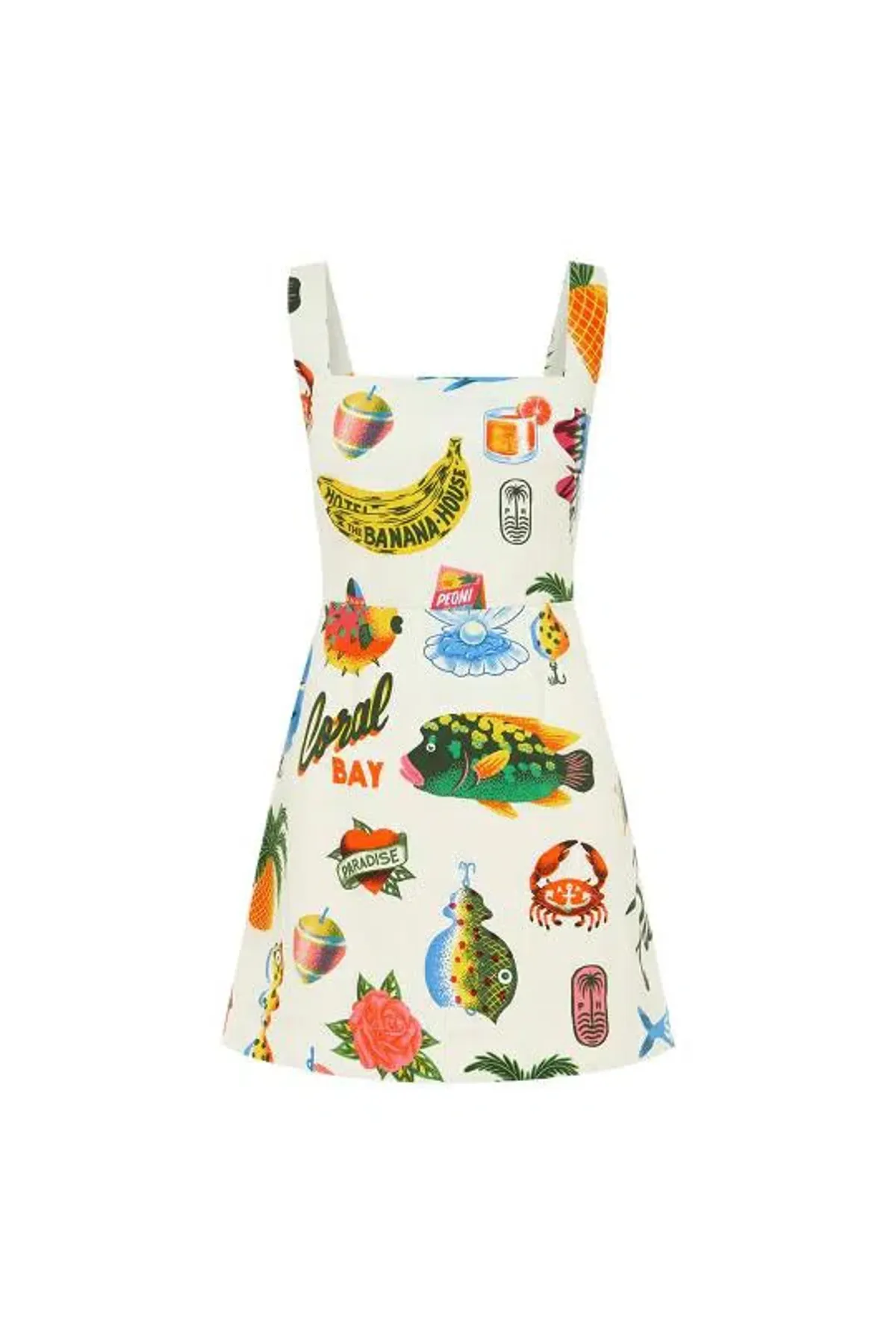 Alemais Samaki Mini Dress in Print Size AU 10 - Image 4