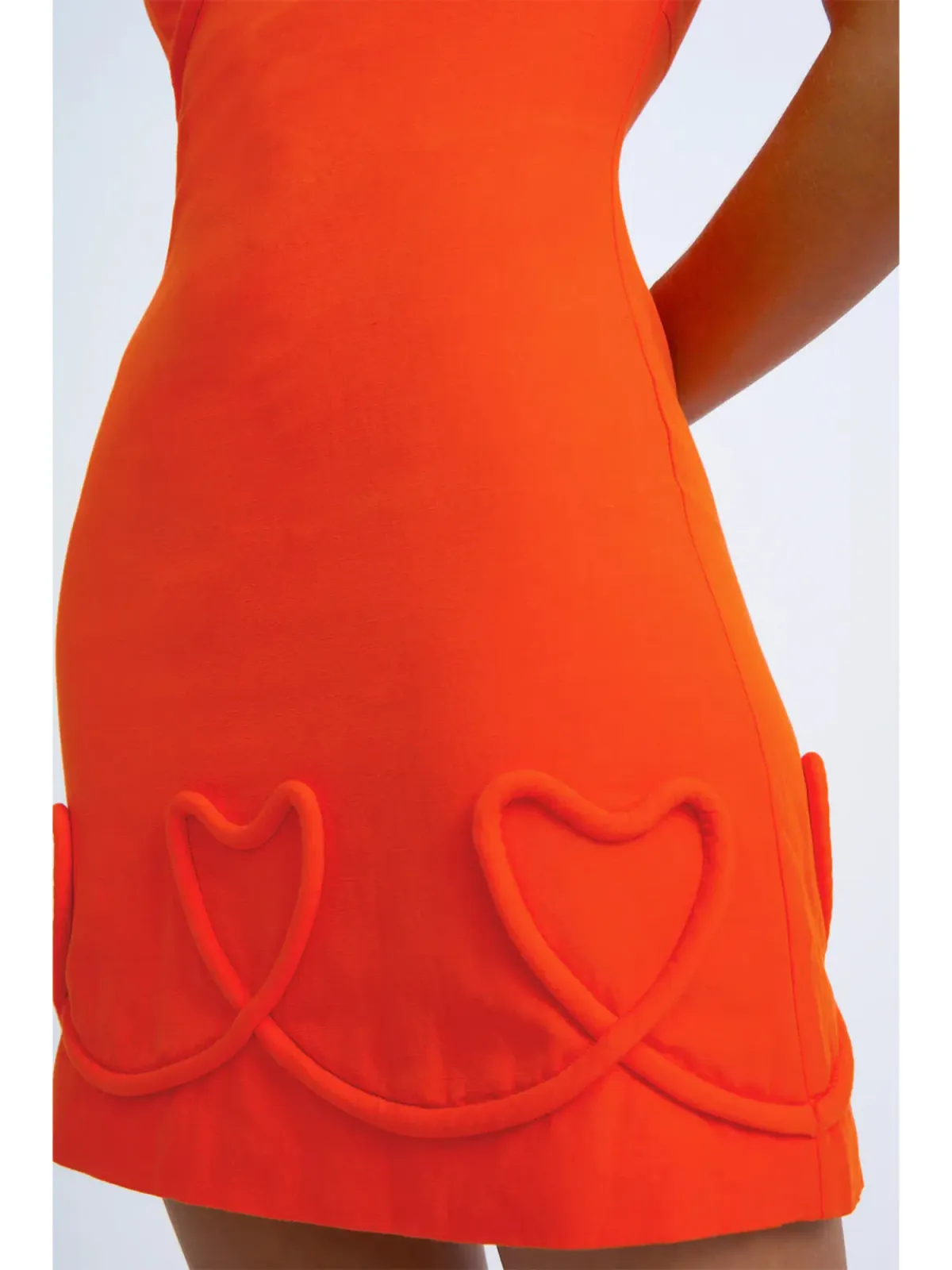By Johnny Rosita Heart Mini Dress in Fiesta Size AU 12 - Image 2