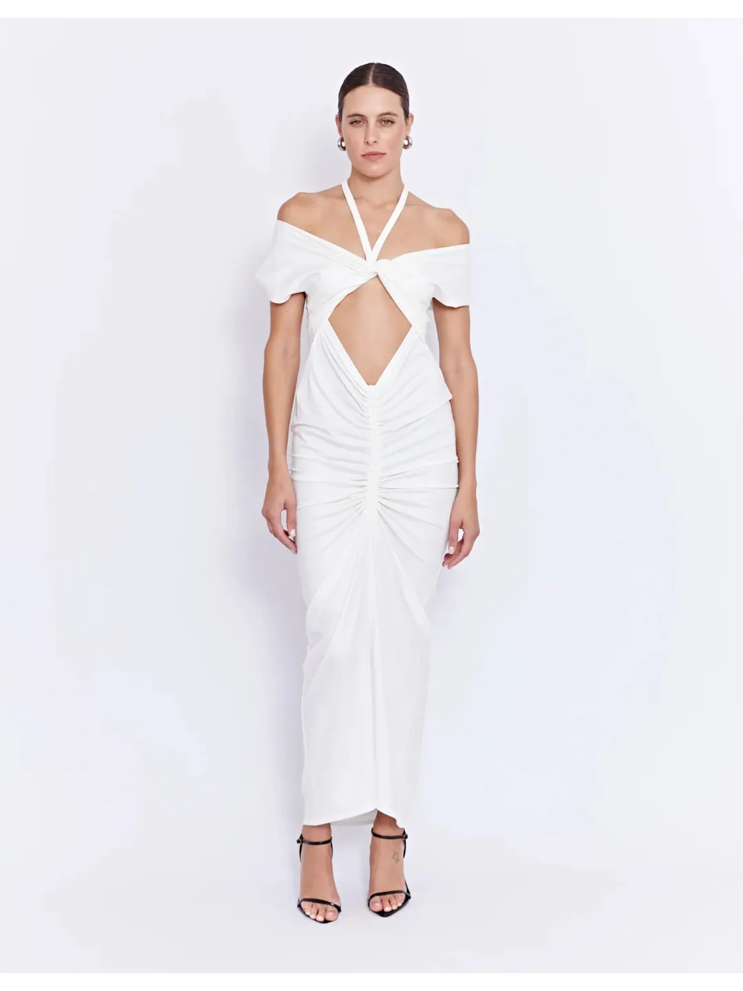 Pfeiffer Ramos Dress In Off White Size XS / AU 6 for rent on The Volte - main image