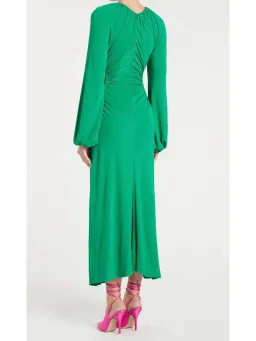Rebecca Vallance Edie Cut Out Midi Dress in Green Size AU 8 for rent on The Volte - image 3