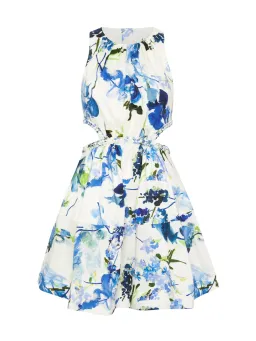 Aje Voyage Braided Cut Out Mini Dress Lavenders of Provence White Size AU 8 for rent on The Volte - image 4