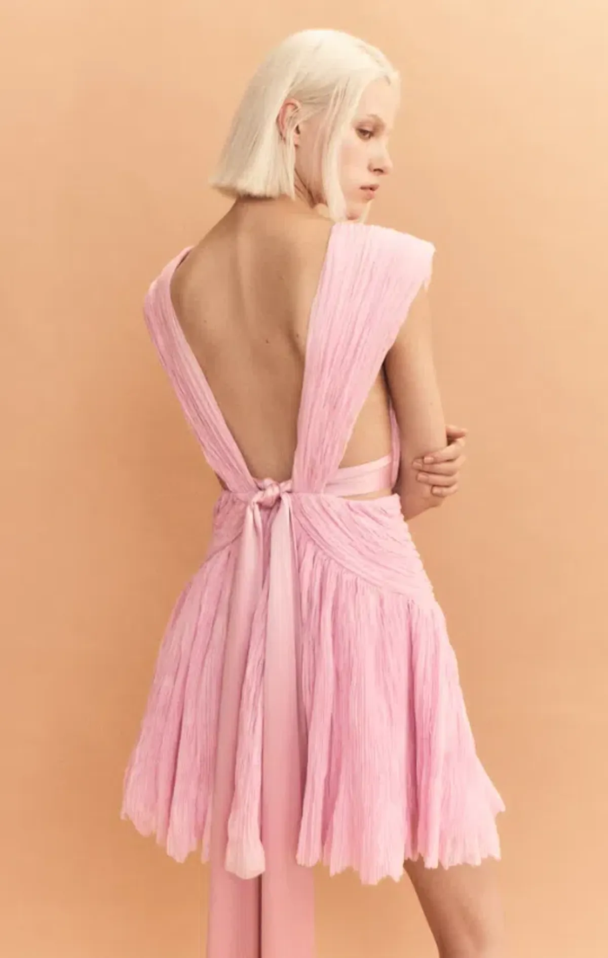 Aje Escapist Mini Dress Flash Pink Size 12 - Image 2