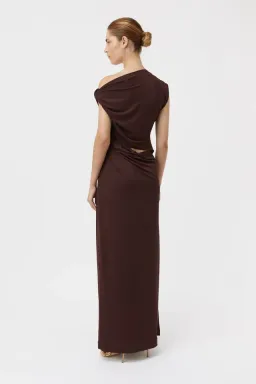 Camilla and Marc Annalise Dress Chocolate Brown Size 12 for rent on The Volte - image 3