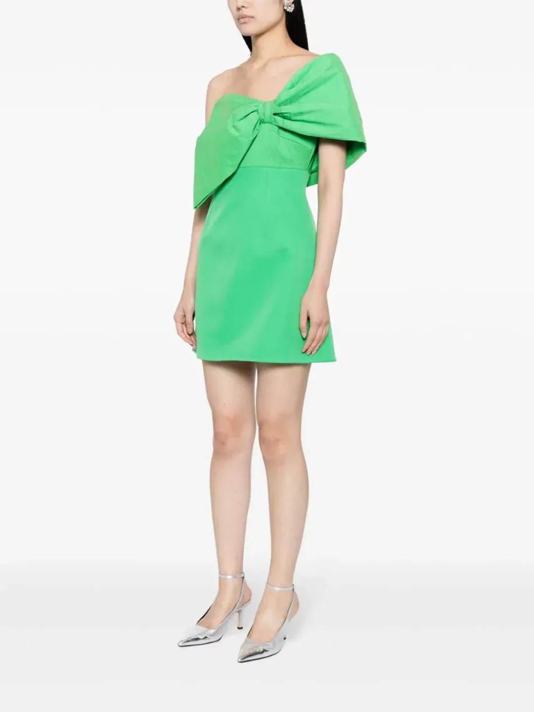 Rachel Gilbert Kace Mini Dress Green Size 1 / AU 8 for rent on The Volte - main image