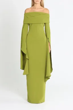 Solace London Arden Maxi Dress Green Size 6 for rent on The Volte - image 1