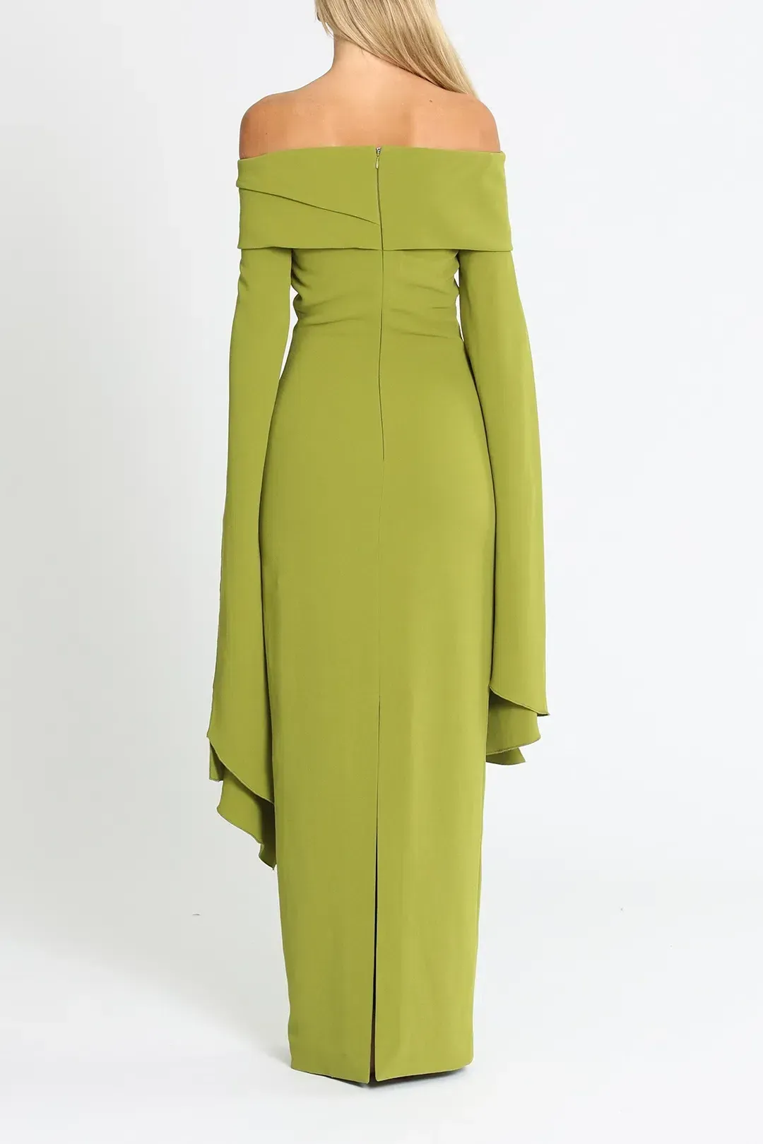 Solace London Arden Maxi Dress Green Size 6 for rent on The Volte - main image