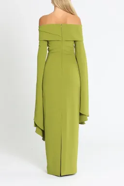 Solace London Arden Maxi Dress Green Size 6 for rent on The Volte - image 3