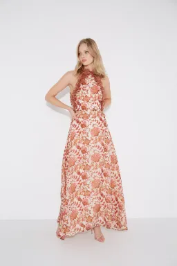 Sonya Moda Ajloun Maxi Dress Paisley Print Size 14 for rent on The Volte - image 1