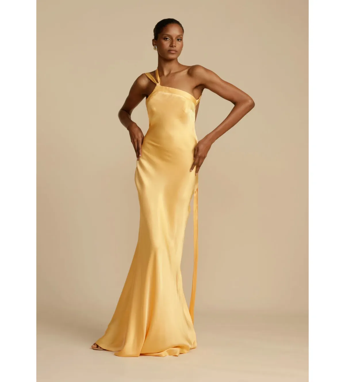 Arcina Ori Monique Dress Yellow Size XS/Au 6 for rent on The Volte - main image
