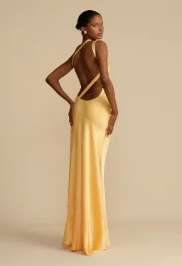 Arcina Ori Monique Dress Yellow Size XS/Au 6 for rent on The Volte - image 2