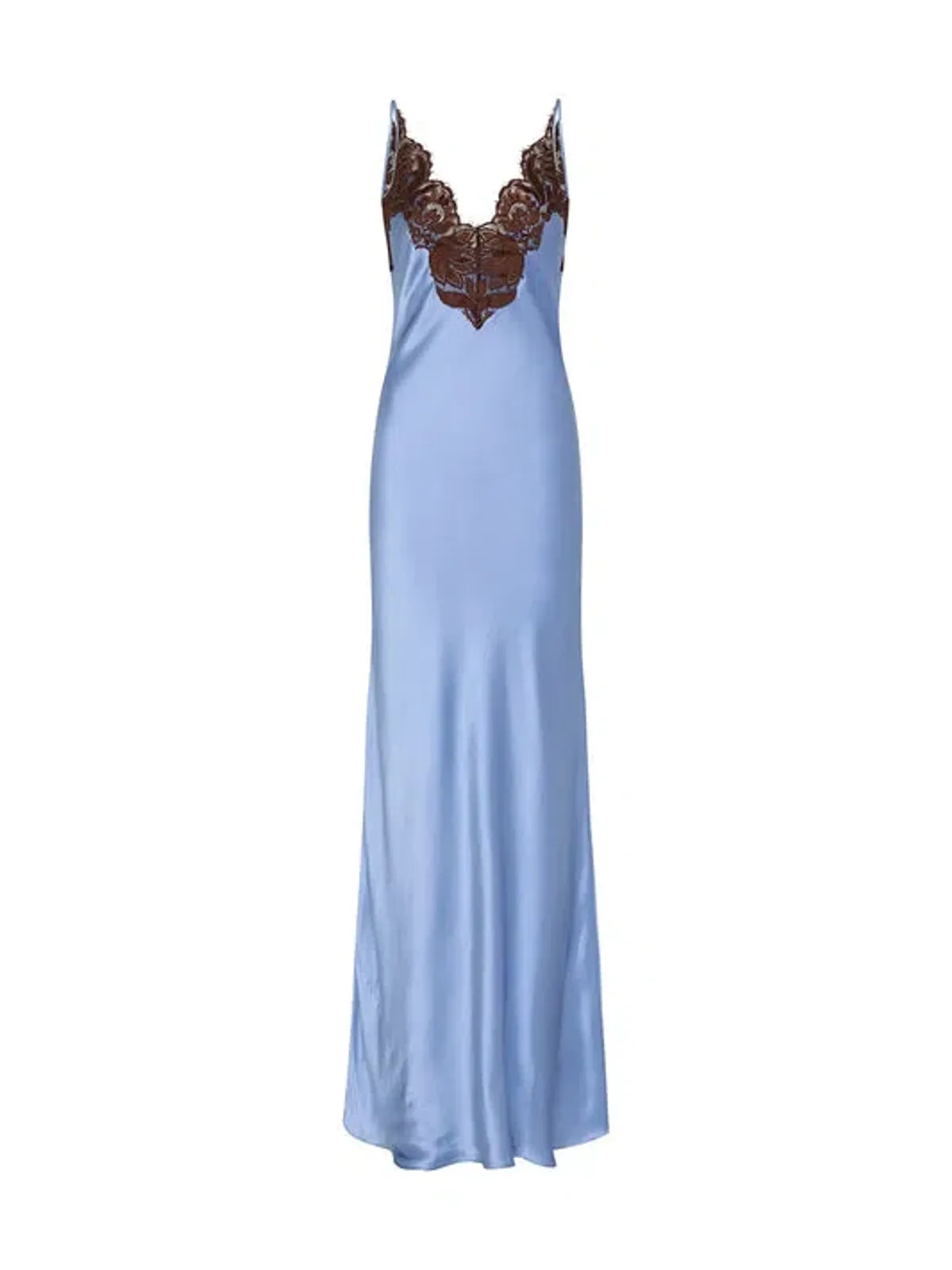 Sir The Label Danseurs Lace Slip Dress in Blue Size 0 / AU 6 - Image 5