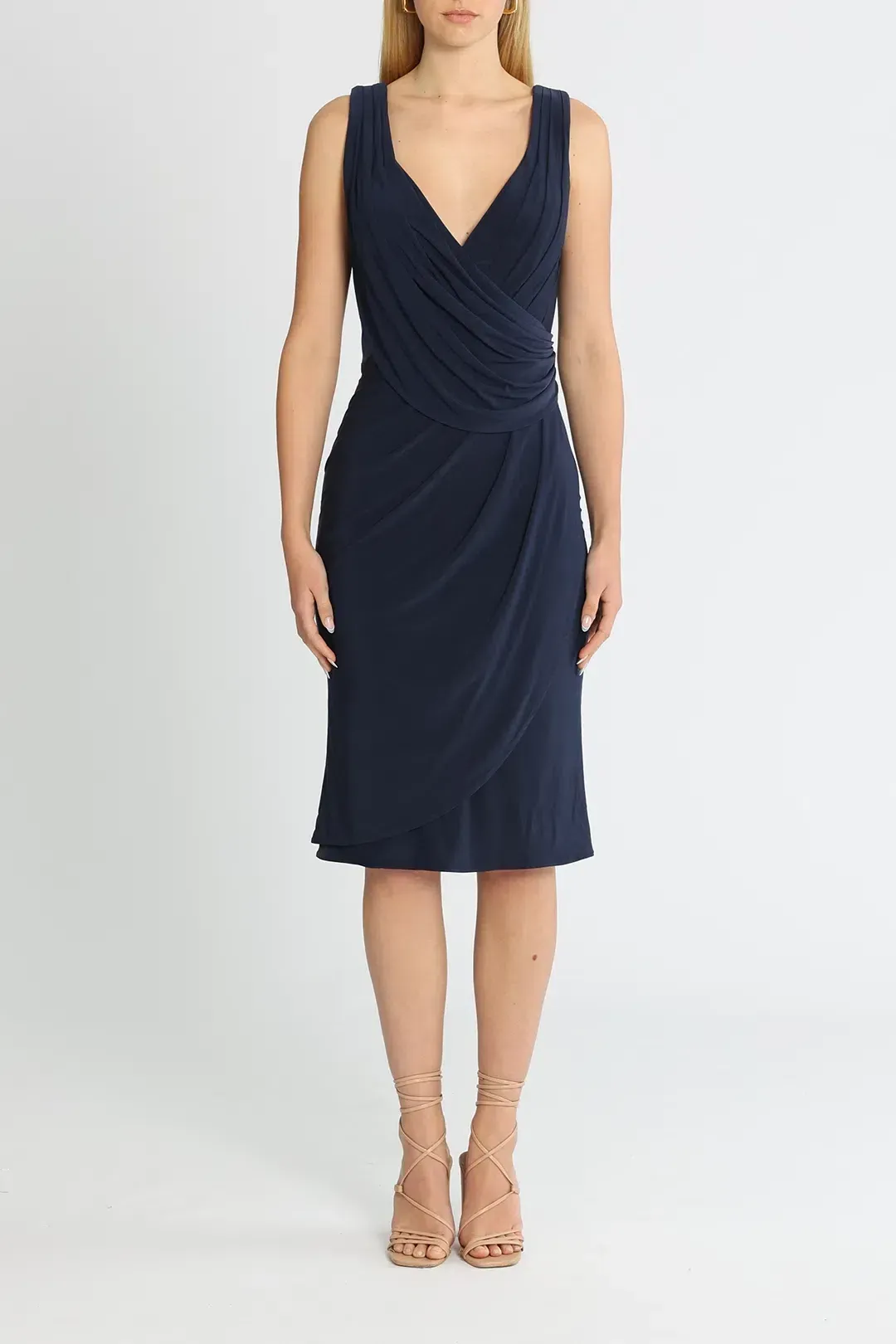 Tania Olsen Delta Dress in Navy Size 12 for rent on The Volte - main image