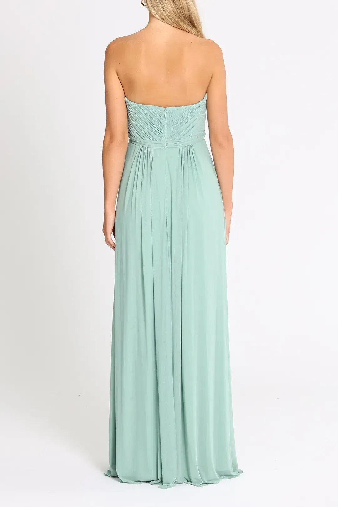 Tania Olsen Raven TO832 Strapless Gown in Mint Size 10 for rent on The Volte - main image