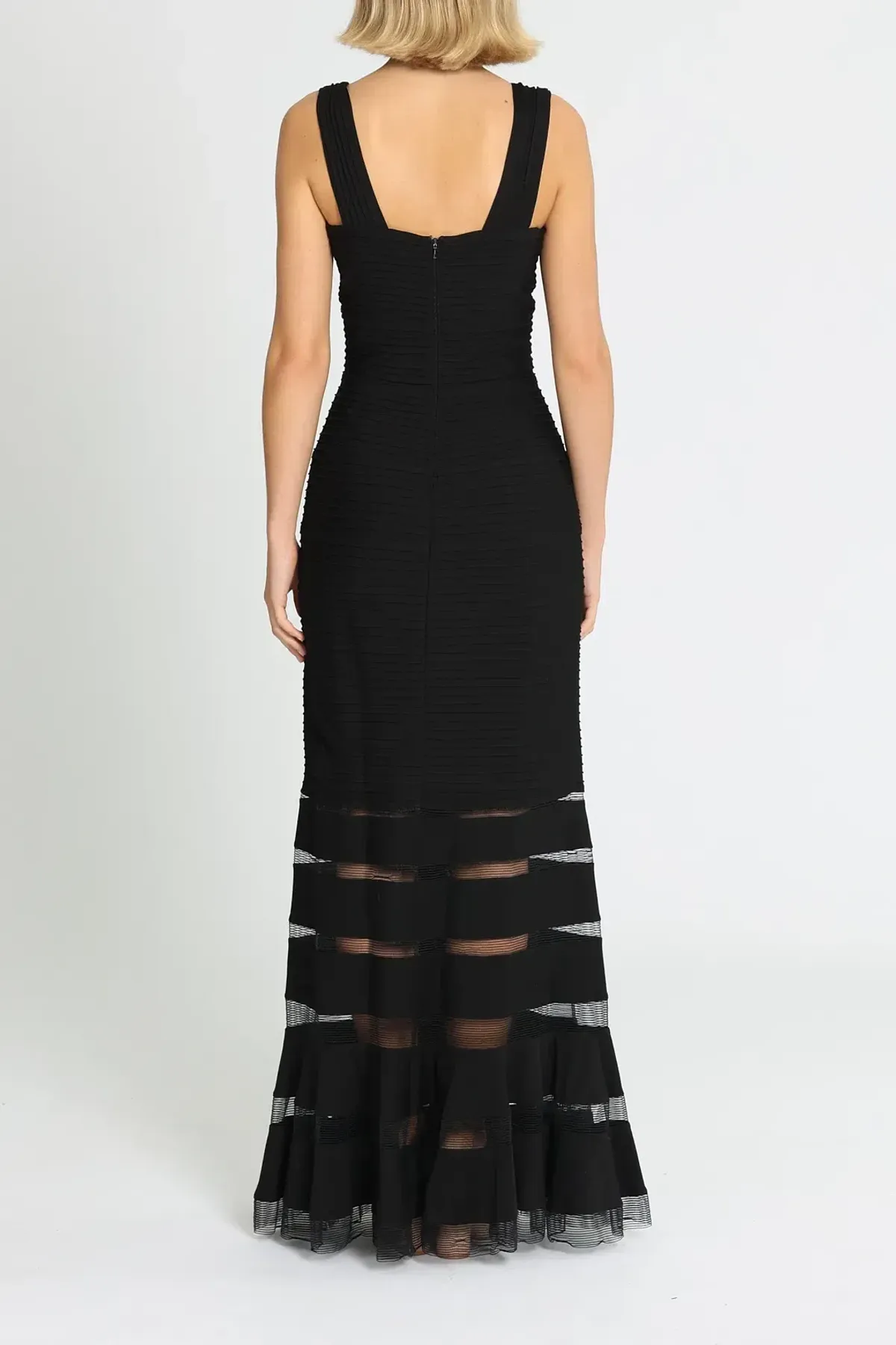 Tadashi Shoji Annika Dress in Black Size 8 - Image 3