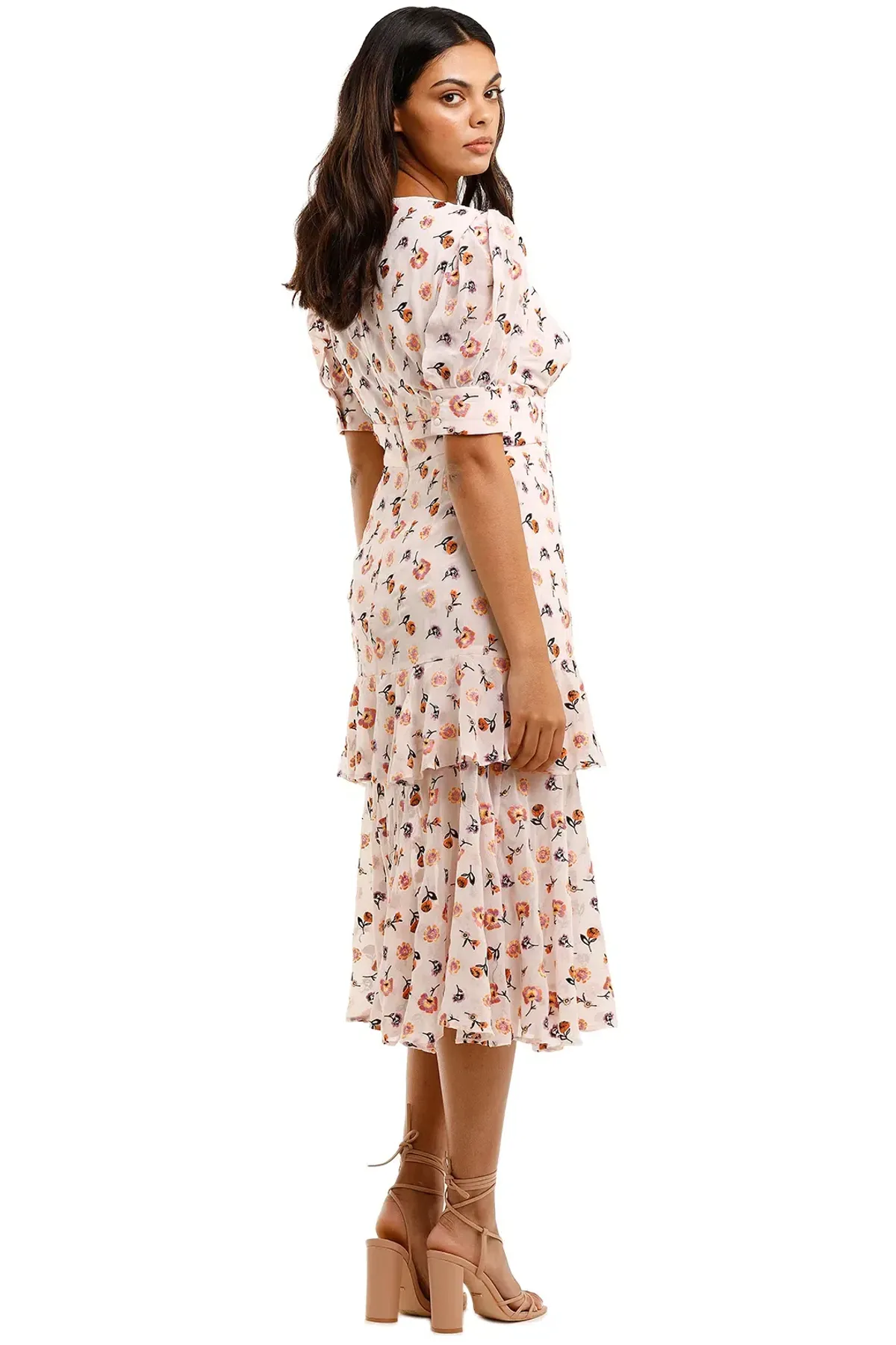 Talulah Follow You Midi Dress Floral Size 8 - Image 3