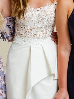 Elle Zeitoune Tango Dress White Size 6 for rent on The Volte - image 2