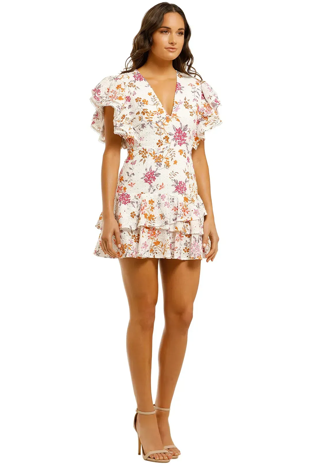 Talulah Jasmine Vines Mini Dress in Print Size 6 for rent on The Volte - main image