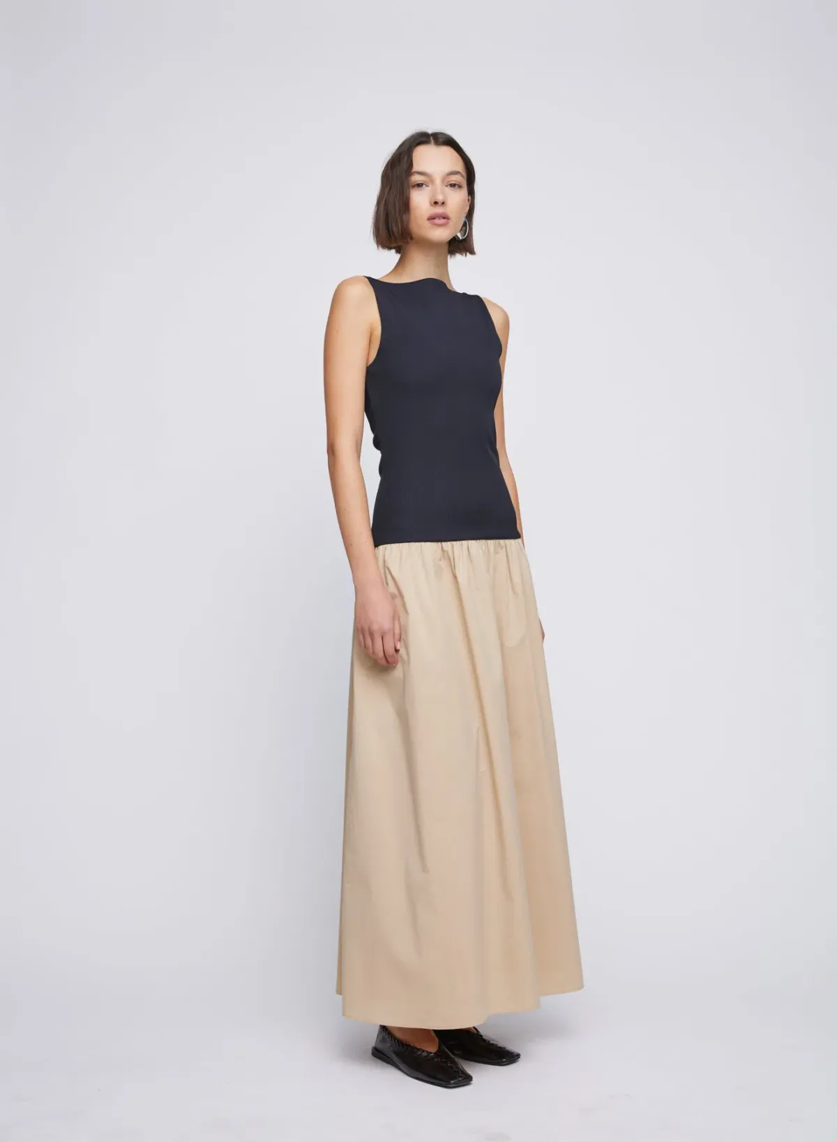 Anna Quan Juliana Two Tone Dress Latte Size 8 - Image 1