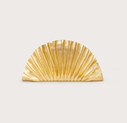 Cult Gaia Nala Mini Clutch in Gold for rent on The Volte - image 1