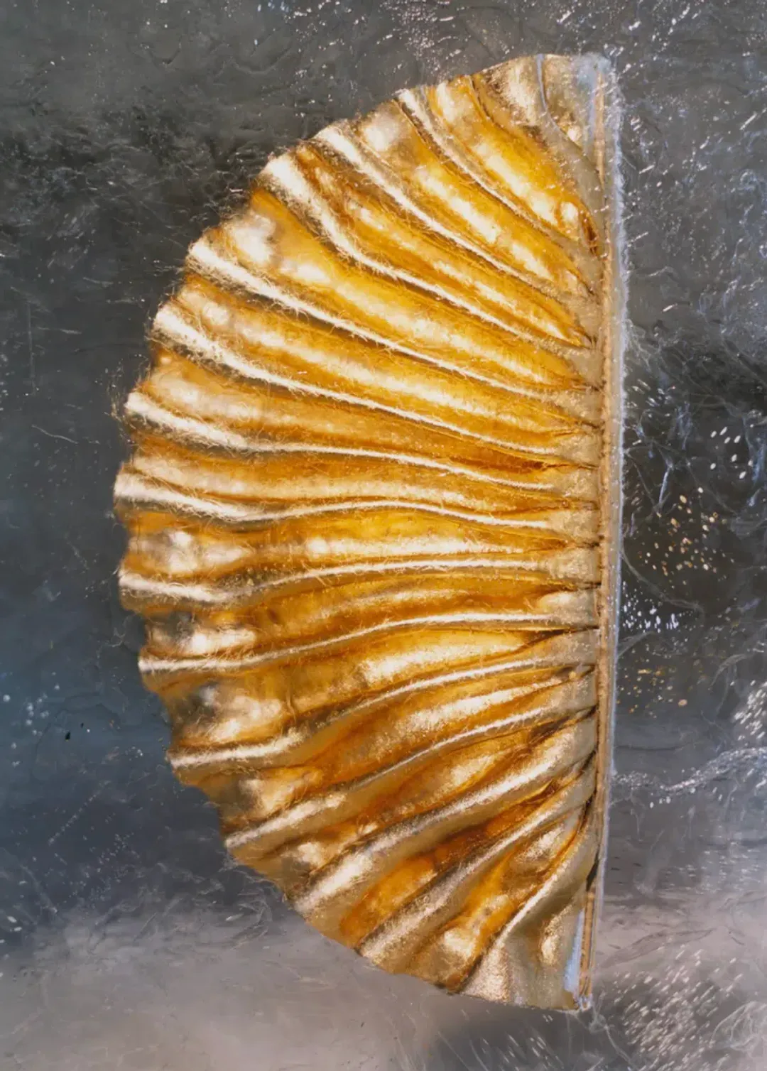 Cult Gaia Nala Mini Clutch in Gold for rent on The Volte - main image