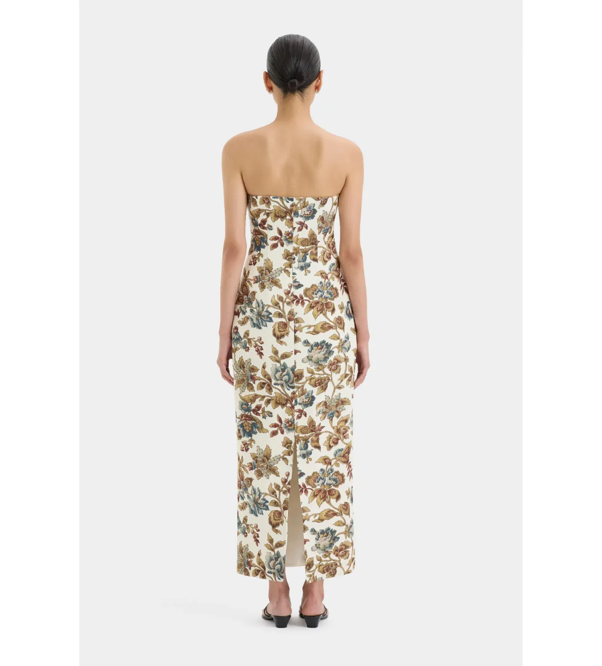 Sir the Label The Eleanora Column Midi Dress Viola Floral Print Size 1 / AU 8 - Image 3
