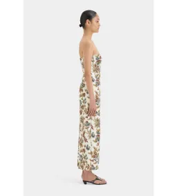 Sir the Label The Eleanora Column Midi Dress Viola Floral Print Size 1 / AU 8 for rent on The Volte - image 2