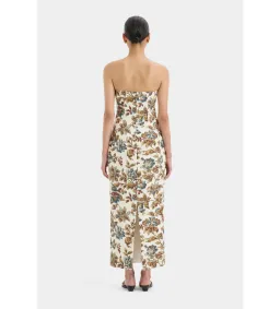 Sir the Label The Eleanora Column Midi Dress Viola Floral Print Size 2 / AU 10 for rent on The Volte - image 3