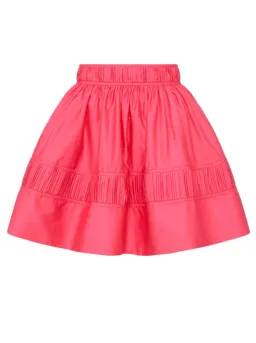 Aje Pepper Ruched Crop Bodice Size 14 & Calder Mini Skirt Size 12 Set Rouge Pink for rent on The Volte - image 7