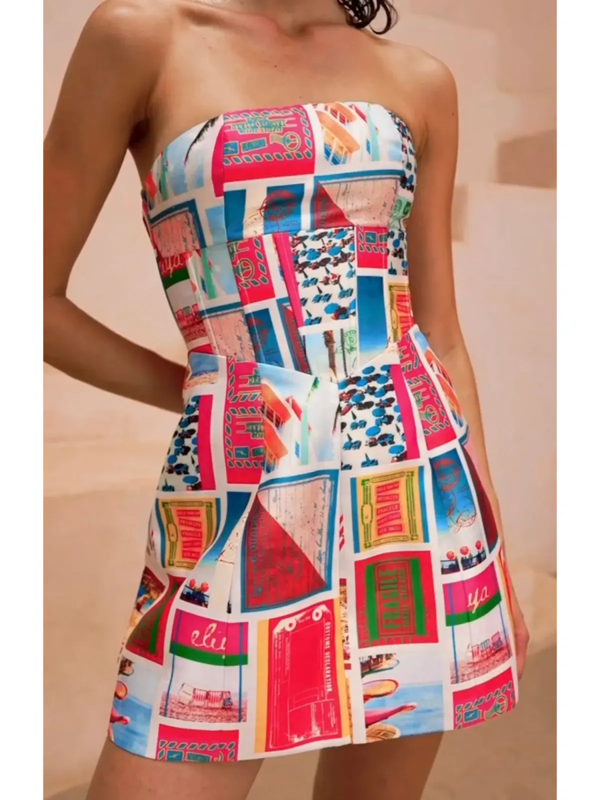 Eliya The Label Messina Dress in Print Size M / AU 10 - Image 2