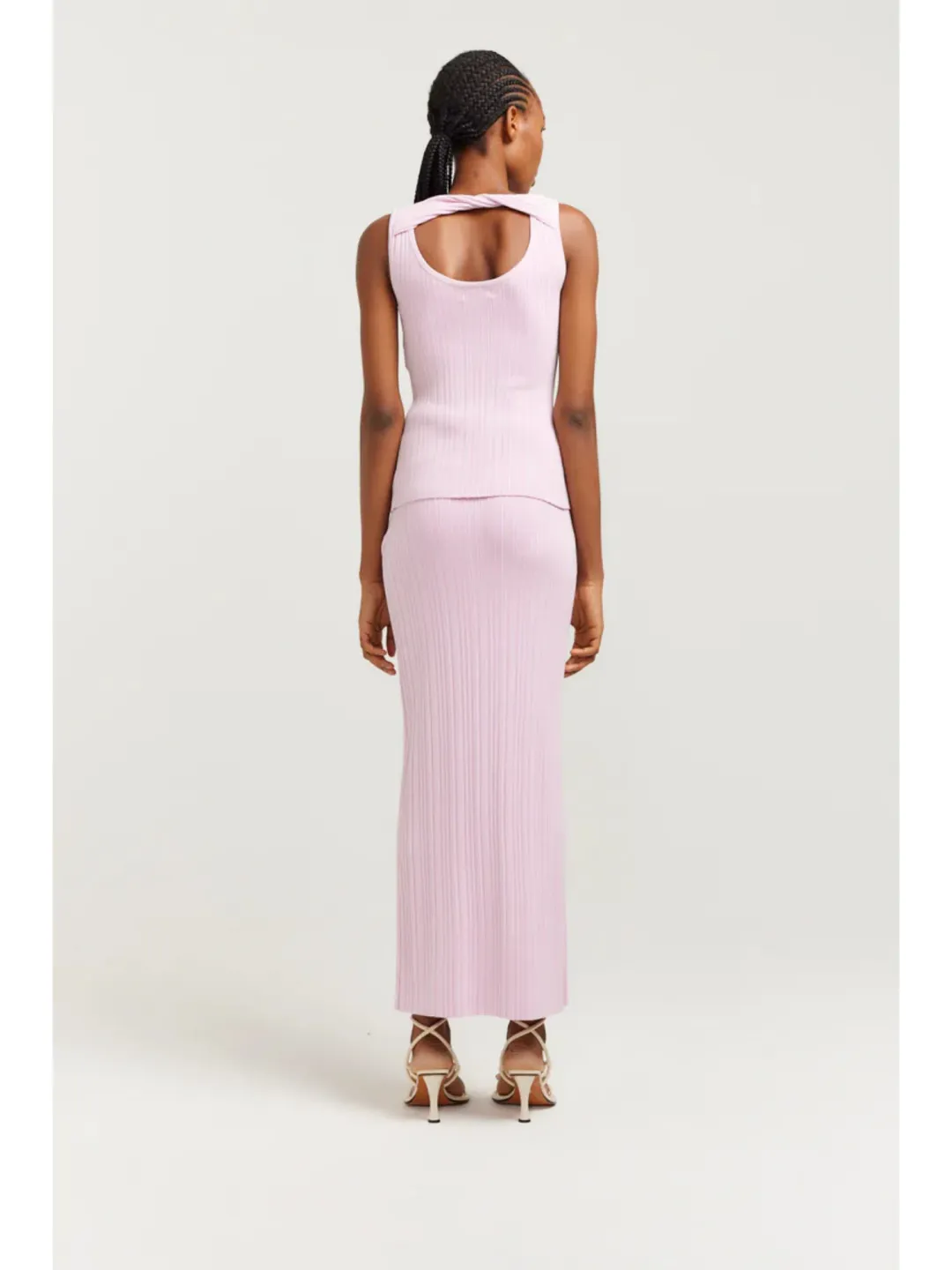 Henne Romme Knit Set In Musk Size AU 8 for rent on The Volte - main image