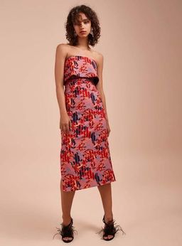 C/MEO Collective Entice Midi Dress Floral Size 6 for rent on The Volte - image 1