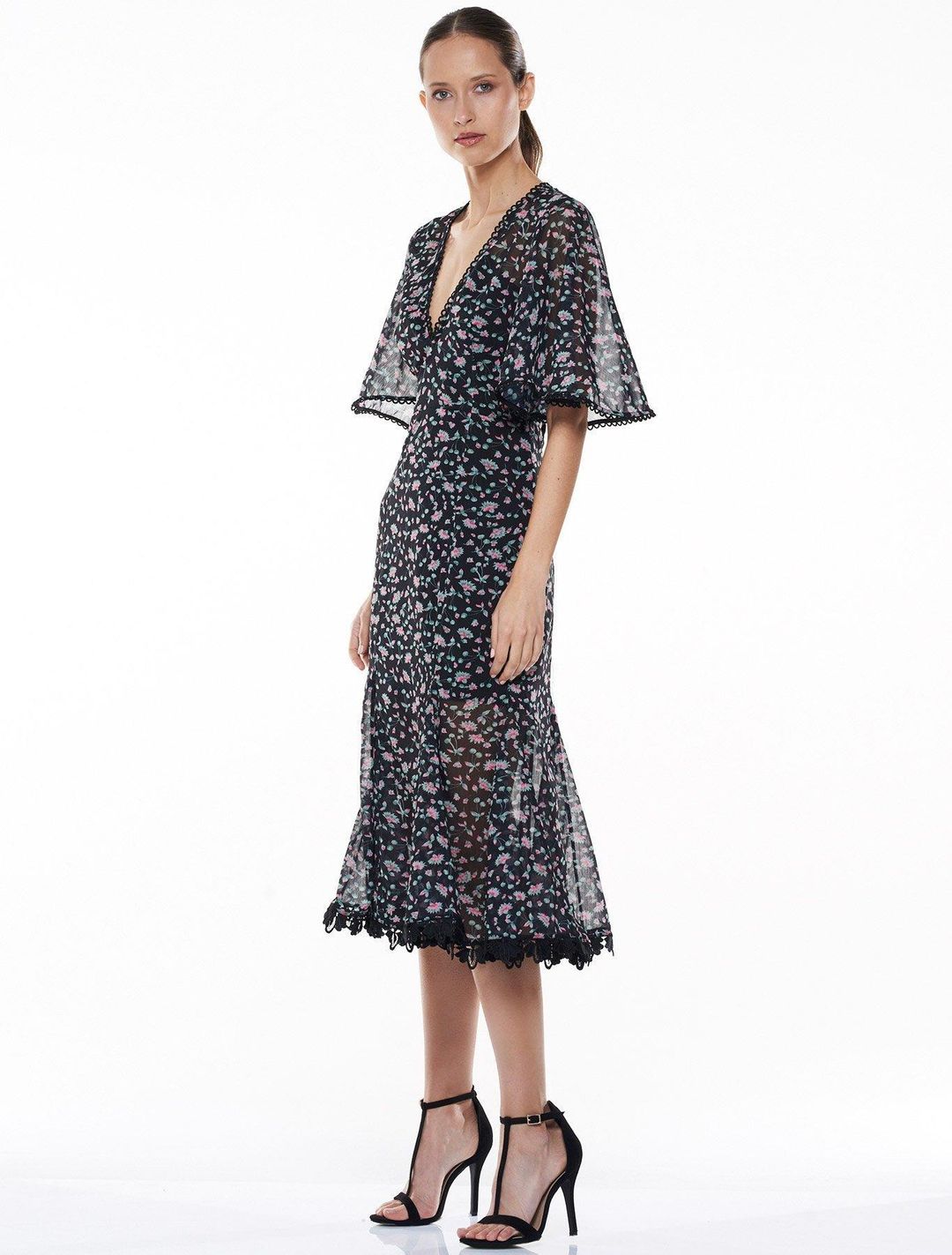 Talulah Unwavering Glamour Midi Dress for rent on The Volte - main image