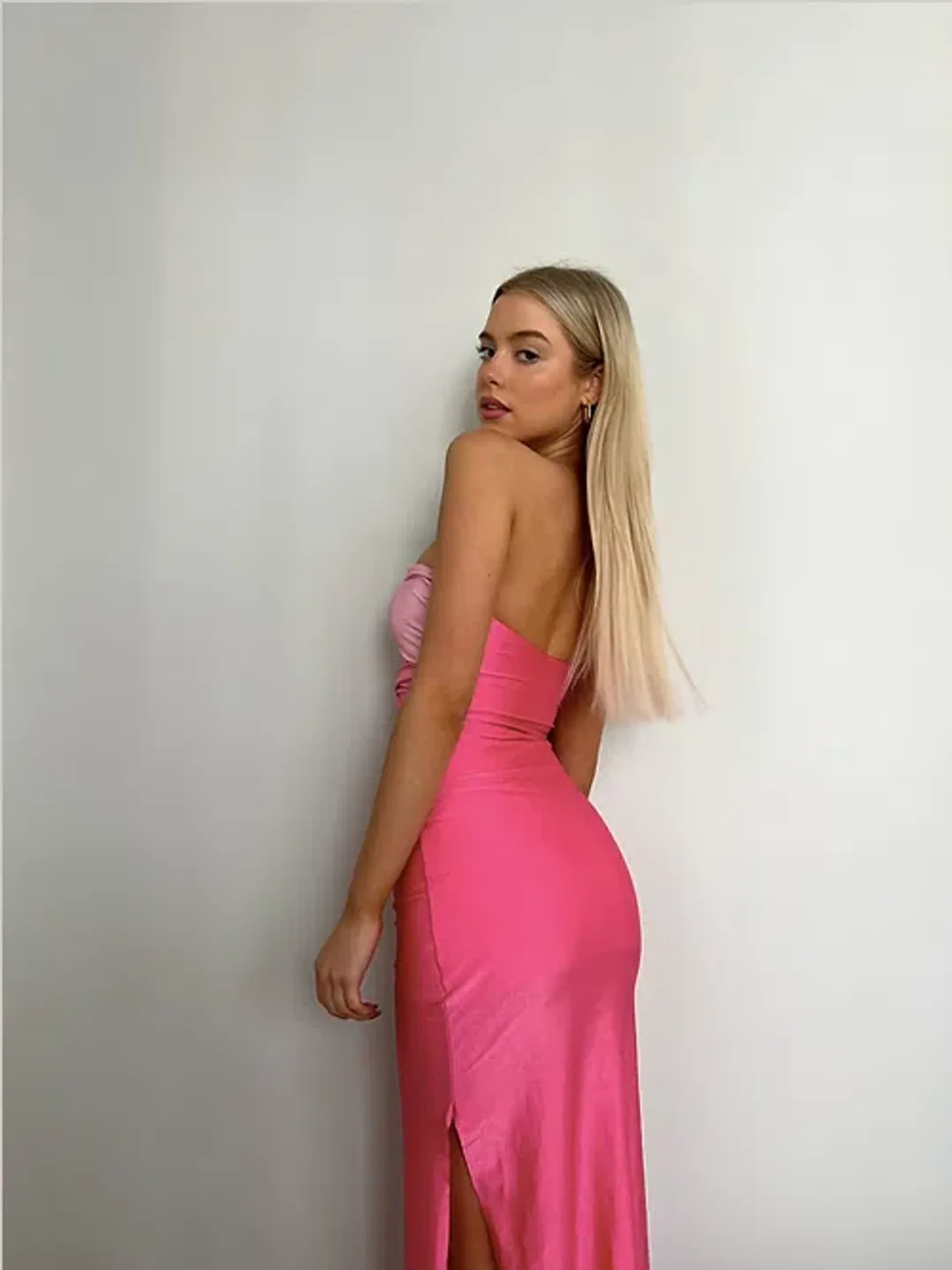 Baobab Ola Maxi Dress in Moonstone Pink Size Small / AU 8 for rent on The Volte - main image