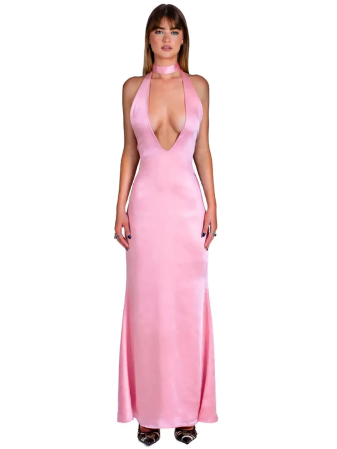I Am Delilah Candy Margot Maxi Dress Pink Size XS / AU 6 for rent on The Volte - main image