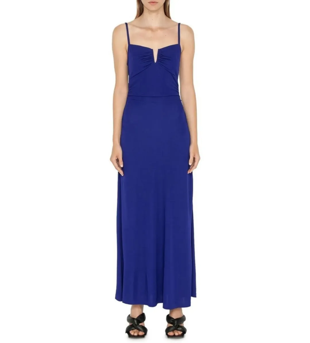 Cue Jersey V-Neck Maxi Dress Ultra Violet Size M / AU 10 for rent on The Volte - main image