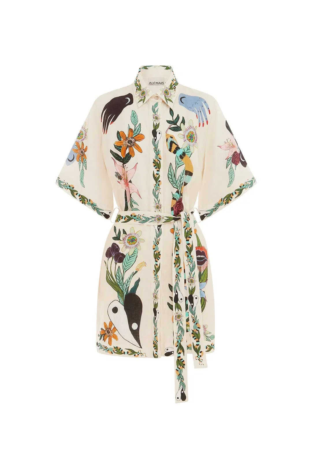 Alemais Meagan Mini Dress Print Size 8 for rent on The Volte - main image