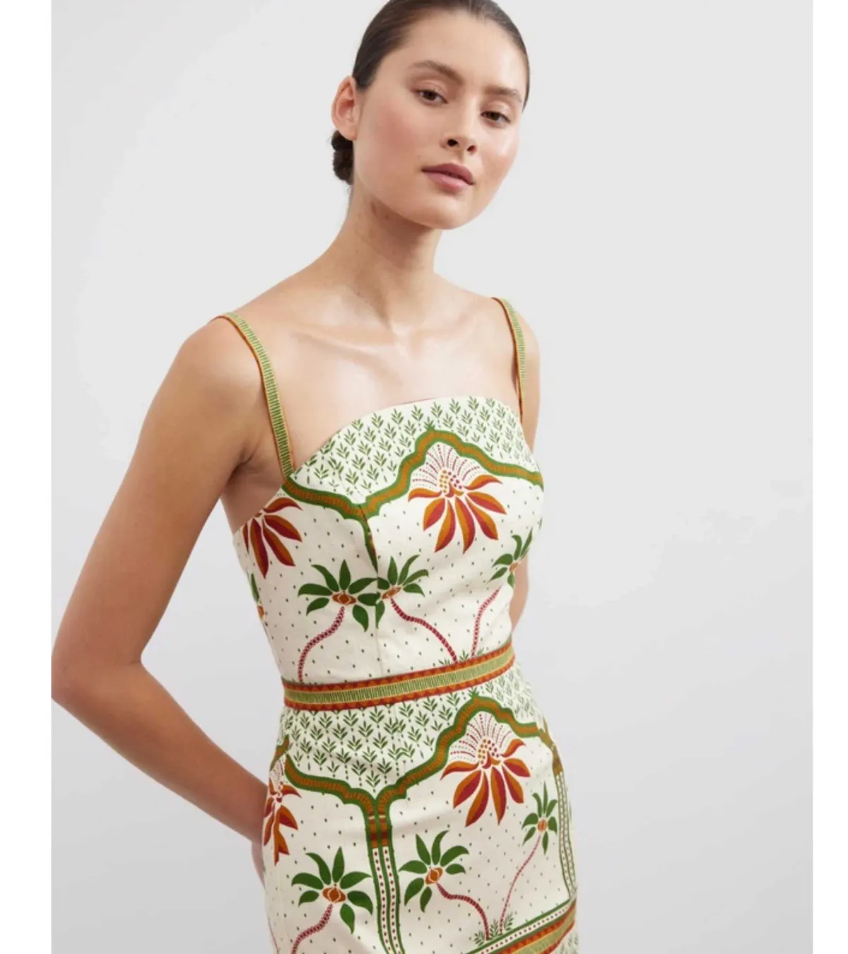 Pasduchas Vida Midi Dress Fiesta Size 8 - Image 3