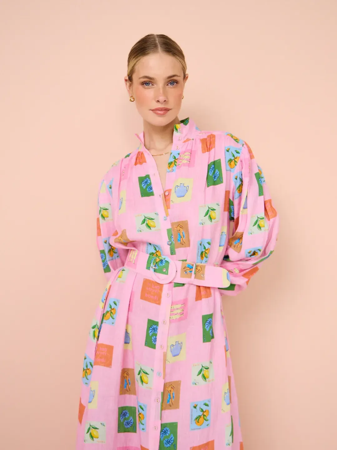 Palm Noosa Noddy Dress Pink Emblem Size 8 for rent on The Volte - main image