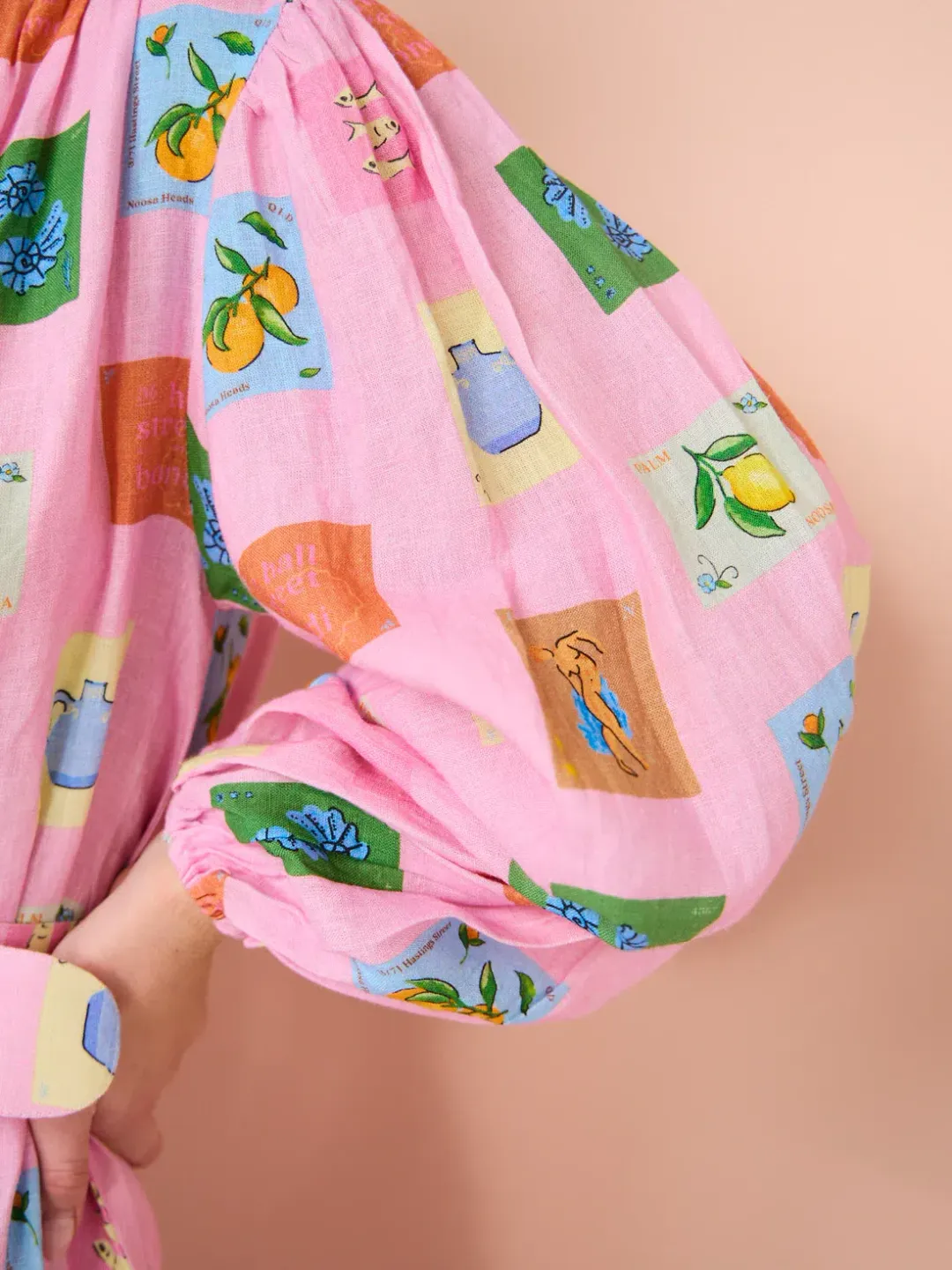 Palm Noosa Noddy Dress Pink Emblem Size 8 for rent on The Volte - main image