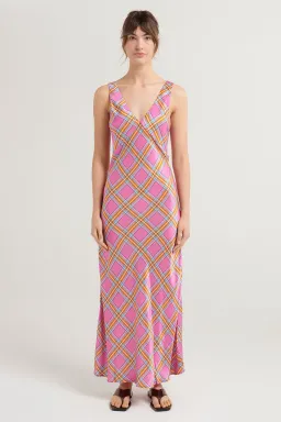 Steele Eadie Dress Pink/Print Size M /Au 12 for rent on The Volte - image 2
