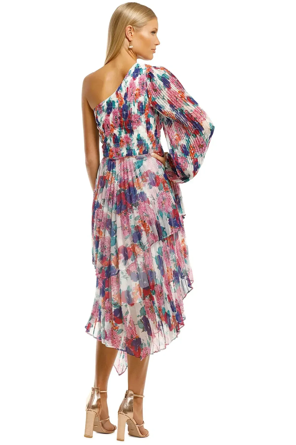 Talulah Always You Midi Dress in Floral Fantasia Print Size 6 - Image 3