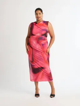 Sheike Tornado Mesh Midi Dress Multi Size 16 for rent on The Volte - image 2