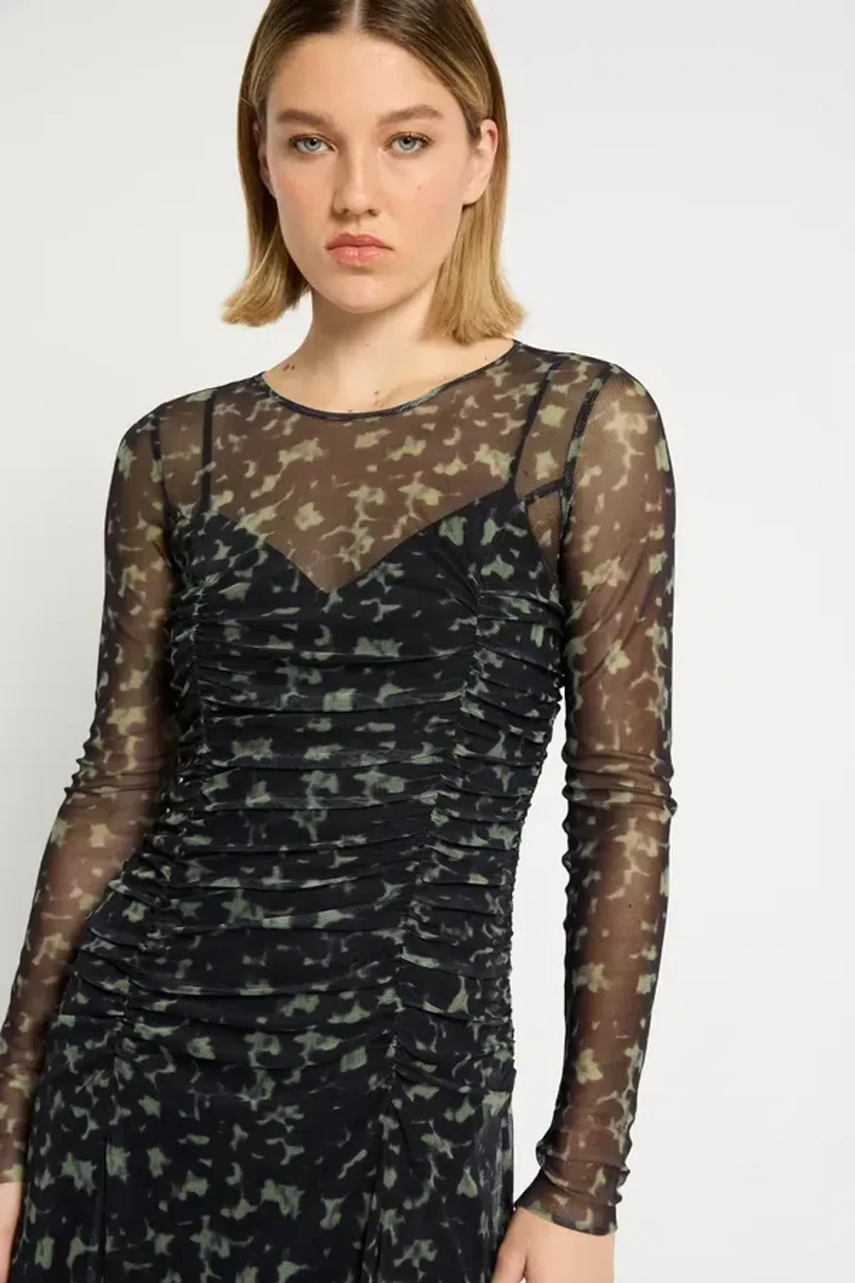 Sass & Bide Skin Deep Long Sleeve Midi Dress Black Size 10 - Image 4