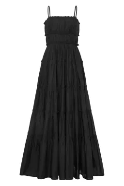 Aje Luna Tiered Maxi Dress Black Size 16 for rent on The Volte - image 4