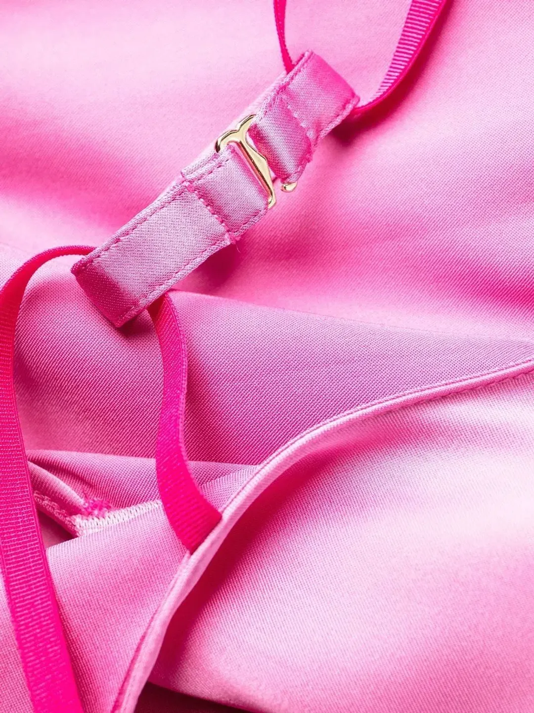 Jaquemus La Robe Mentalo Gown Pink Size FR 38 / AU 10 for rent on The Volte - main image